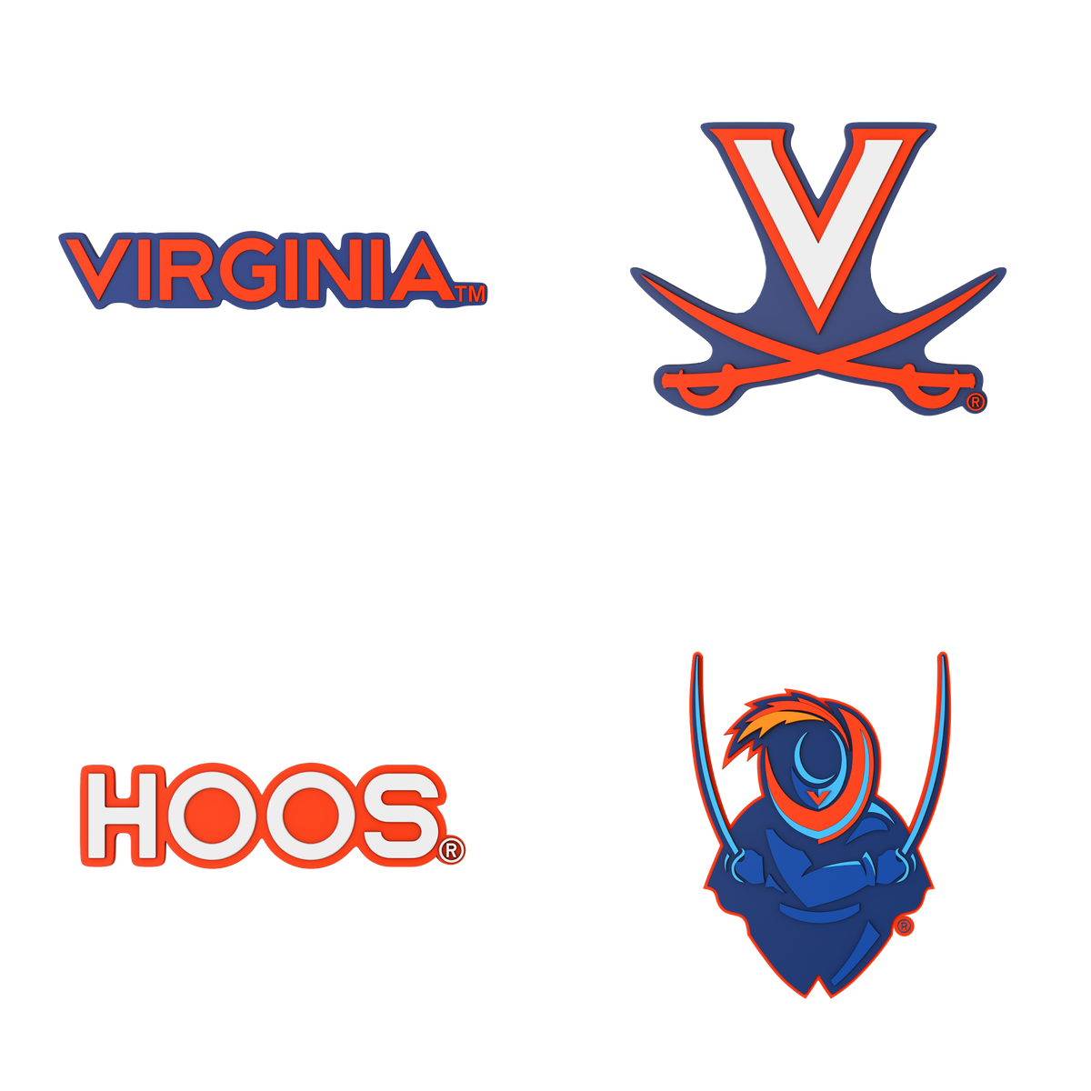 Budz | Virginia Cavaliers | 4-Pack Bundle image 1